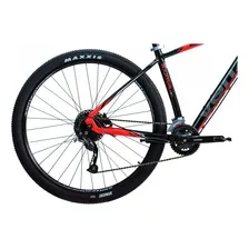 Mountain bike Venzo Raptor Exo aro 29 S 27v freios de disco hidráulico câmbios Shimano cor preto y vermelho Foto mini 3
