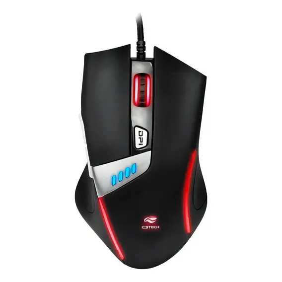 Mouse C3 Tech Gamer Griffin 4000dpi Com Iluminação Mg-500bk Foto 1