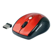 Mouse C3tech M-w012rd V2 Sem Fio Nano Receptor Vermelho Foto  mini 1