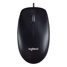 Mouse com fio Logitech M90 Usb preto Foto mini 1