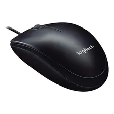 Mouse com fio Logitech M90 Usb preto Foto mini 2