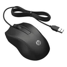 Mouse com fio preto Hp 100 Foto mini 4
