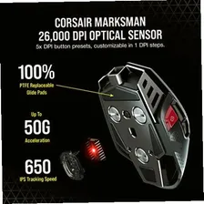 Mouse Corsair M65 Rgb Ultra Wireless, Fps ajustável, cor preta Foto mini  2