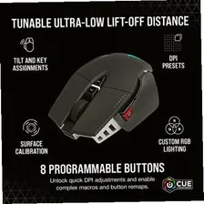 Mouse Corsair M65 Rgb Ultra Wireless, Fps ajustável, cor preta Foto mini 4