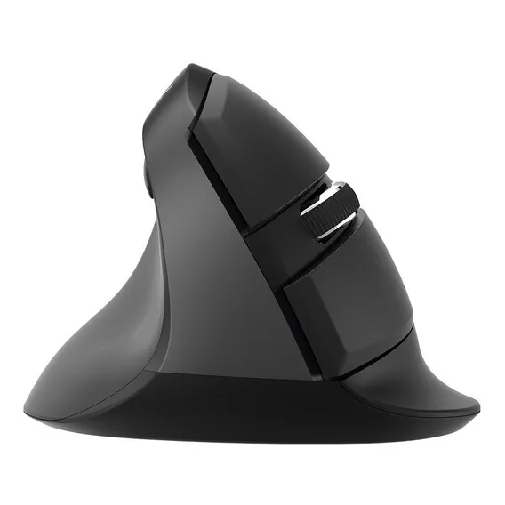 Mouse Delux M618 Zd Canhoto Ergonomico - Vertical Sem Fio Cor Preto Foto 1