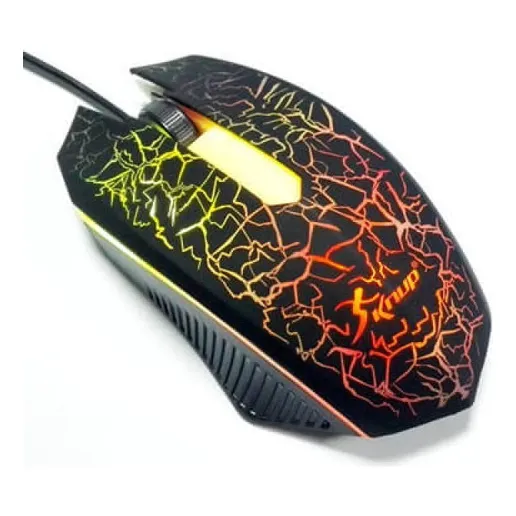 Mouse Gamer 1600dpi Led Usb Jogos Pc Windows Linux Notebook Foto 1