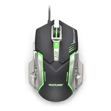 Mouse Gamer 2400 Dpi Preto E Grafite Multilaser - Mo269 Cor Prateado Foto mini 2