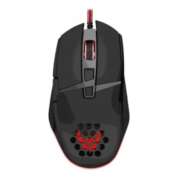 Mouse Gamer Gm82 6400dpi Com 8 Botões Preto Foto 1