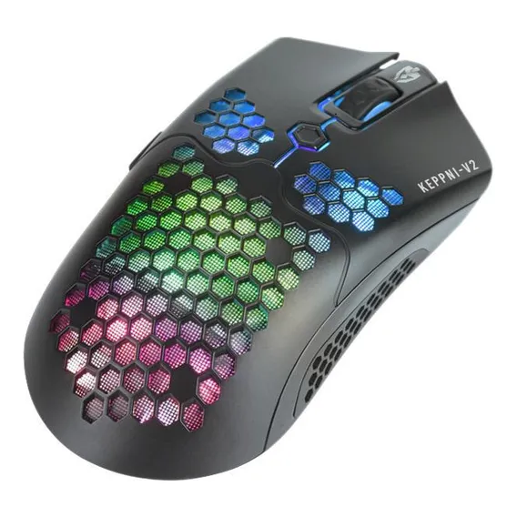 Mouse Gamer Keppni-v2 Ultra Leve Pro 12000dpi Rgb Evolut Foto 1