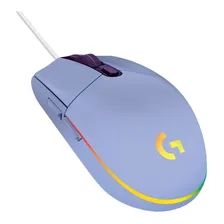 Mouse Gamer Logitech G203 LIGHTSYNC RGB Até 8.000 DPI - Lilás Foto mini 1