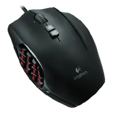 Mouse Gamer Mmo Logitech G600 Com Rgb Lightsync Cor do mouse Preto Foto mini 1