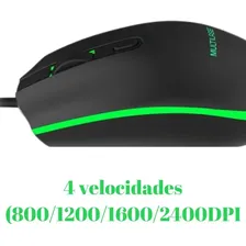 Mouse Gamer Multilaser Emborrachado 2400 Dpi Led 7 Cores Rgb Foto mini 2