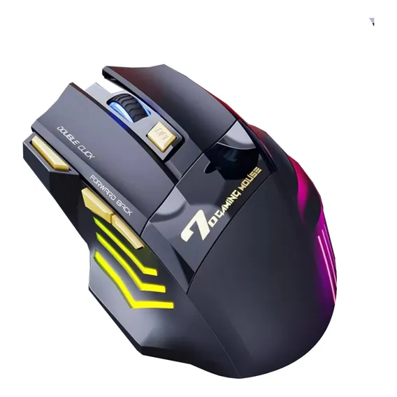 Mouse gamer recarregável Hy ImportsGamer SEM FIO MOUSE GAMER SEM FIO SHINKA MOUSE GAMER SEM FIO SHINKA preto Foto 1