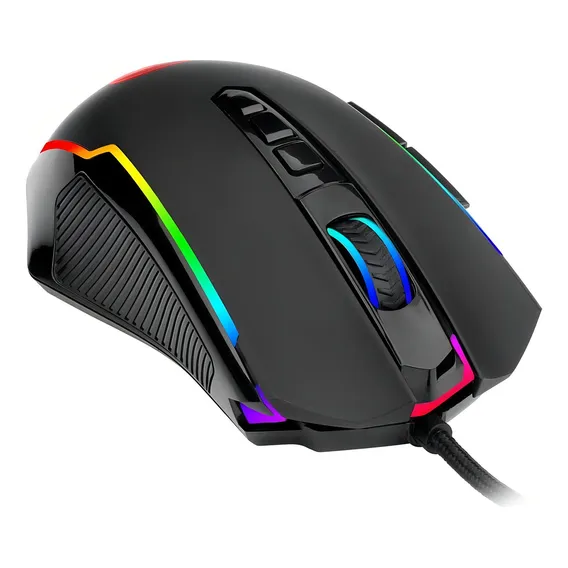 Mouse Gamer Redragon Ranger Rgb 12400dpi Cor Preto Foto 1