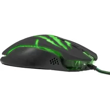 Mouse Gamer Usb 3200dpi Raptor Preto/verde Fortrek Cor Verde Foto mini  3