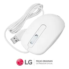 Mouse LG P/ 22cv241 22v240 22v270 22v280 24v360 24v570 Cor Branco Foto mini 4