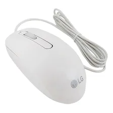 Mouse LG P/ 22cv241 22v240 22v270 22v280 24v360 24v570 Cor Branco Foto mini 2