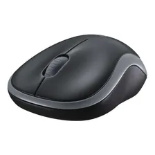 Mouse Logitech M185 Sem Fio Rc/nano Preto Cor Cinza Foto  mini 1