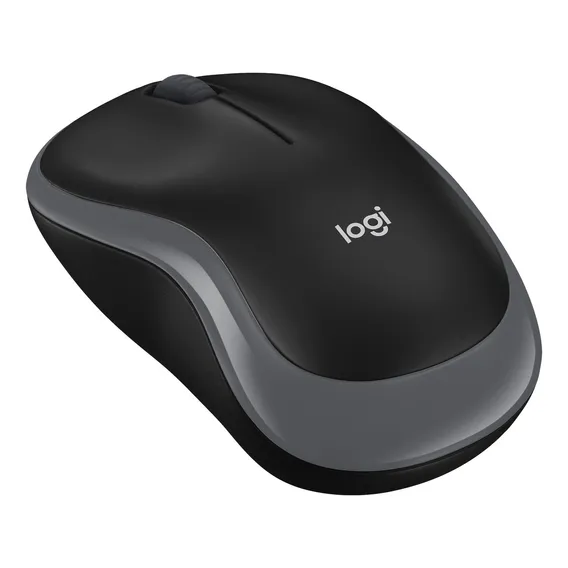 Mouse Logitech M185 Sem Fio Rc/nano Preto Cor Cinza Foto 1