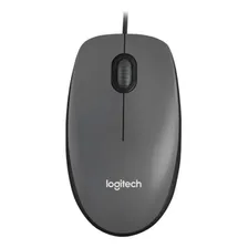 Mouse Logitech M90, Usb, 1000dpi, Ambidestro, Cinza E Preto Foto mini 3