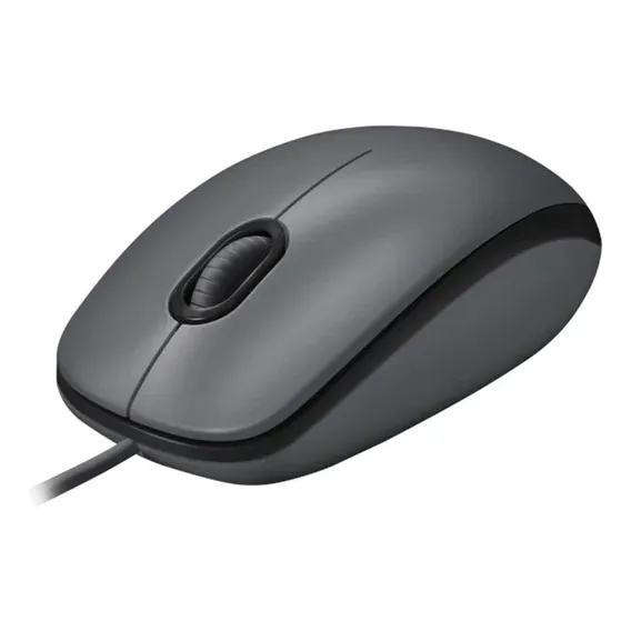 Mouse Logitech M90, Usb, 1000dpi, Ambidestro, Cinza E Preto Foto 1