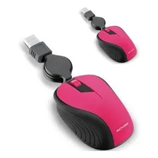 Mouse Óptico Retrátil Multilaser 1200dpi Usb Rosa Foto mini  2