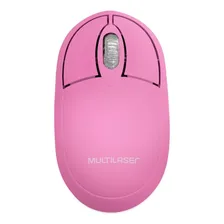 Mouse Óptico Rosa Com Fio Cabo Usb Multilaser 1200dpi Foto mini 1