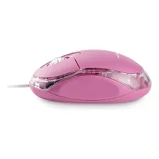 Mouse Óptico Rosa Com Fio Cabo Usb Multilaser 1200dpi Foto mini 3