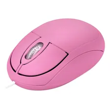 Mouse Óptico Rosa Com Fio Cabo Usb Multilaser 1200dpi Foto mini 2