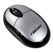 Mouse Óptico Usb 800 Dpi Prata Espanha 0107 Bright 01un Cor Preto Foto  mini 1