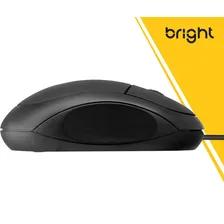 Mouse Óptico Usb Bright Preto Imediato Foto mini 4