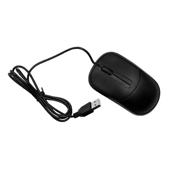 Mouse Óptico Usb Com Fio Plug&play Coletek 1000dpi Ck-ms35bk Cor Preto Foto 1