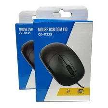 Mouse Óptico Usb Com Fio Plug&play Coletek 1000dpi Ck-ms35bk Cor Preto Foto mini  2