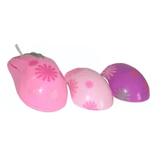 Mouse Óptico Usb Cor Rosa Com 2 Capas Extras Sakar 81397 Foto mini 3