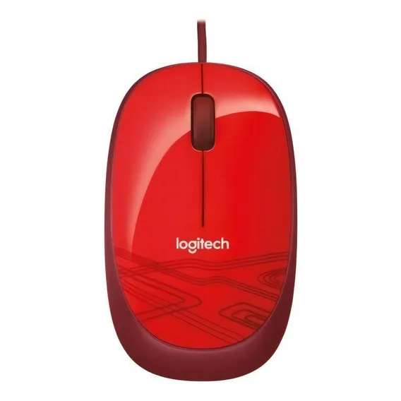 Mouse Óptico Usb M105 Vermelho Logitech Foto 1
