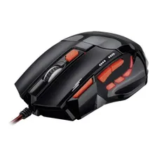 Mouse Optico Xgamer Fire Button Usb 2400dpi Preto E Vermelho Cor Preto/Vermelho Foto mini  2