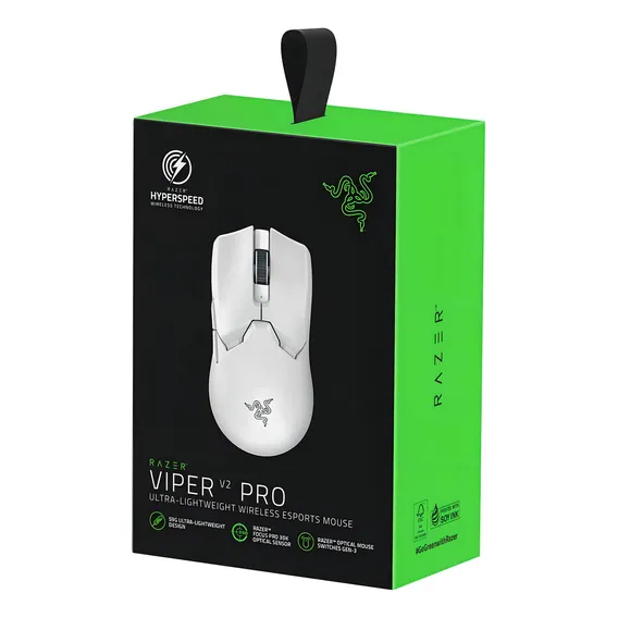 Mouse Razer Mouse Gamer Razer Hyperspeed Viper V2 Pro Wireless branco Foto 1