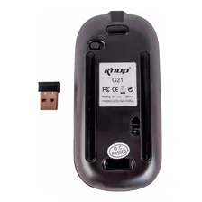 Mouse Recarregável Clique Silencioso 2.4 Ghz 1600 Dpi Slim Cor Preto Foto mini 4