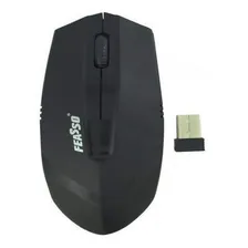 Mouse Sem Fio Feasso Wireless 2.4ghz Fams-11 Com Receptor Cor Preto Foto mini 1