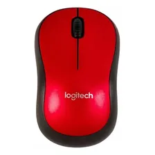 Mouse Sem Fio Logitech Inalámbrico M185 M185 Vermelho Foto  mini 1