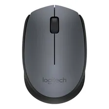 Mouse sem fio Logitech M170 M170 cinza e preto Foto mini 1