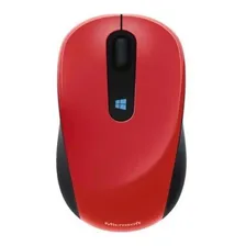Mouse sem fio Microsoft Sculpt Mobile vermelho Foto mini  2