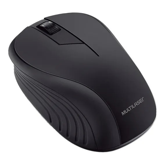 Mouse Sem Fio Mo212 Usb 2.4 Ghz 1200 Dpi Preto Multilaser Foto 1