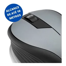 Mouse Sem Fio Mo213 2.4 Ghz 1200 Dpi 3 Botões Usb Multilaser Cor Preto Foto mini  2