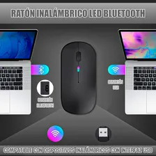 Mouse sem fio Mouse Bluetooth Mouse sem fio recarregável Arcashopping Tipo C Mouse sem fio Mouse Bluetooth sem receptor Mouse sem fio Bluetooth recarregável Mouse sem fio LED Foto mini 4
