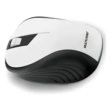 Mouse sem fio Multilaser Office MO216 branco e preto Foto mini  3