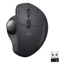 Mouse Trackball Sem Fio Logitech Mx Ergo Ergon么mico Cor Grafite Foto mini 1