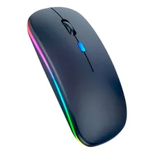 Mouse Ultra Fino Wireless Mouse sem fio Bluetooth Negro Foto  mini 1