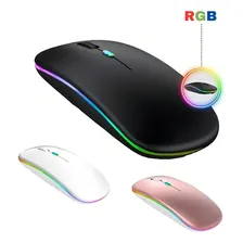 Mouse Ultra Fino Wireless Mouse sem fio Bluetooth Negro Foto mini  3
