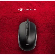 Mouse USB MS-30BK Preto C3Tech Foto mini 3